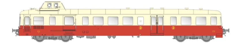 L.S. Models LS10616 - H0 - Triebwagen X3800-3932, SNCF, Ep. IV